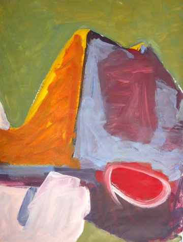 Nariz 2 - 100x70cm - Óleo Papel - 2004.